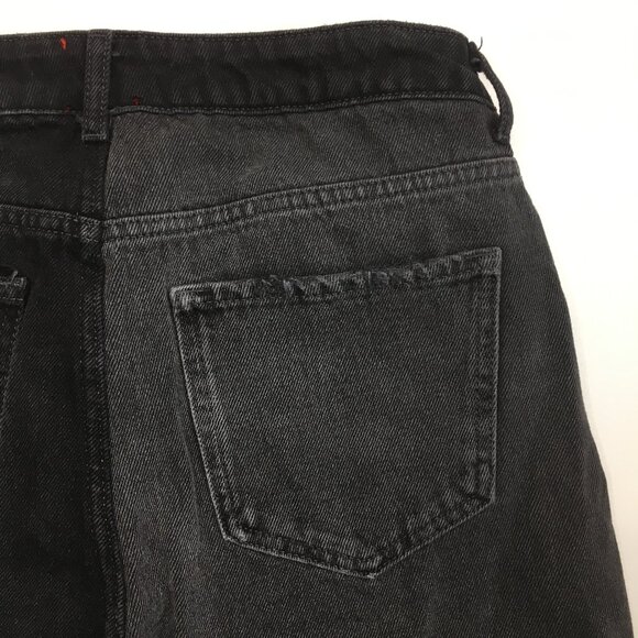 BDG Urban Outfitters 5 Pocket Black Gray 2 Tone PAX Straight Leg Jeans - Picture 12 of 13